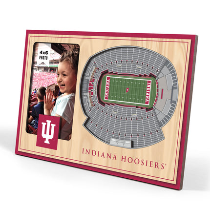 Indiana Hoosiers 3D StadiumView Picture Frame
