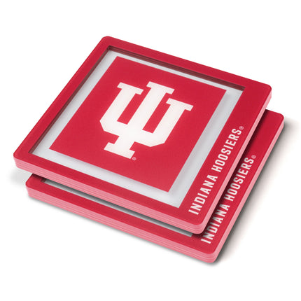 Indiana Hoosiers 3D Logo Series Coasters