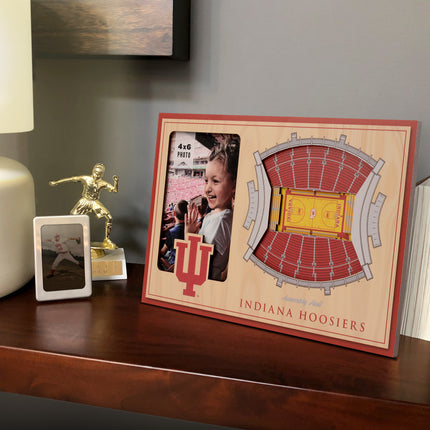 Indiana Hoosiers 3D StadiumView Picture Frame