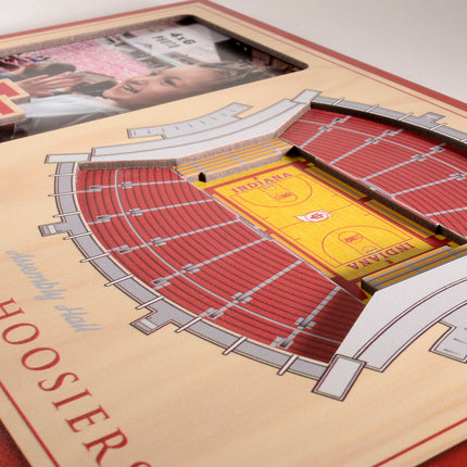 Indiana Hoosiers 3D StadiumView Picture Frame