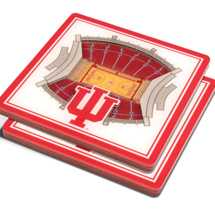 Indiana Hoosiers 3D Stadium View Coasters
