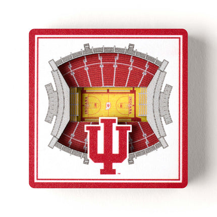Indiana Hoosiers 3D StadiumView Magnets