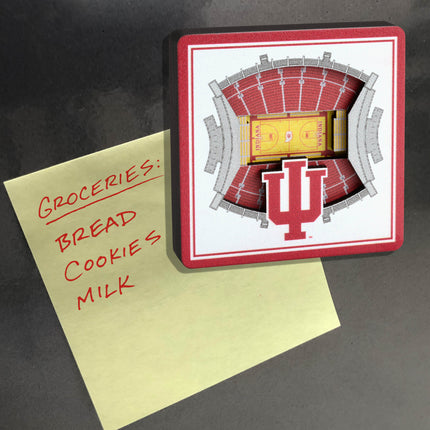 Indiana Hoosiers 3D StadiumView Magnets