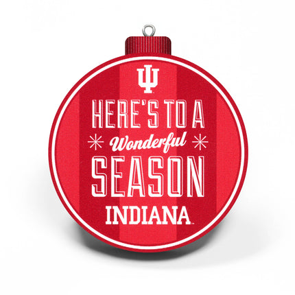 Indiana Hoosiers 3D StadiumView Ornaments