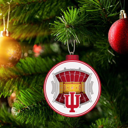 Indiana Hoosiers 3D StadiumView Ornaments