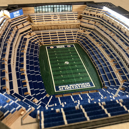 Indianapolis Colts 25 Layer Stadium View Lighted End Table
