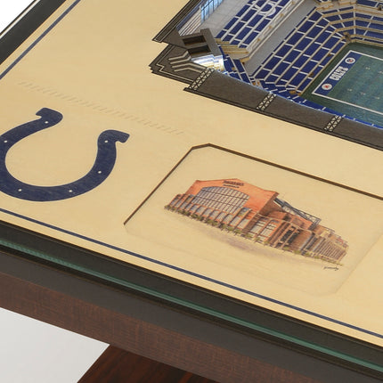 Indianapolis Colts 25 Layer Stadium View Lighted End Table