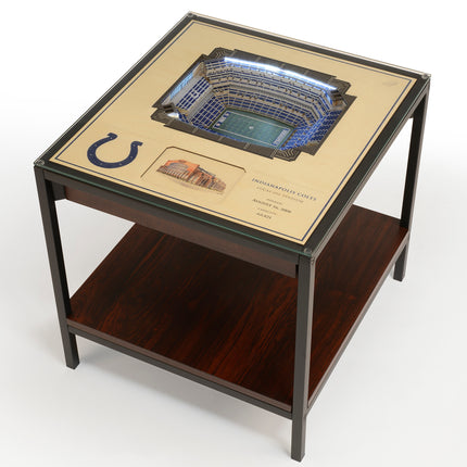 Indianapolis Colts 25 Layer Stadium View Lighted End Table