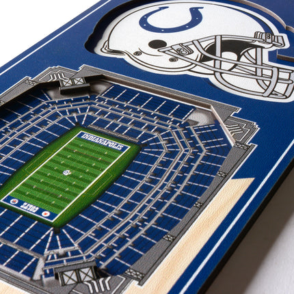 Indianapolis Colts 3D Stadium 6x19 Banners