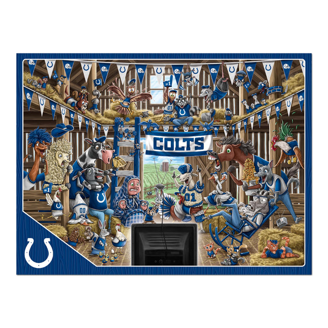 Indianapolis Colts Barnyard Fans Puzzle - 500 PC