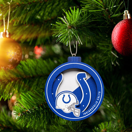 Indianapolis Colts 3D Logo Series Ornament