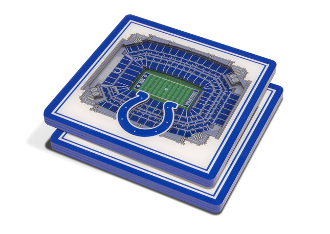 Indianapolis Colts 3D Stadium View Coasters