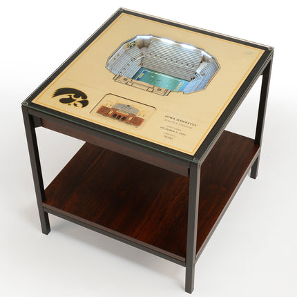 Iowa Hawkeyes 25-Layer StadiumView End Table