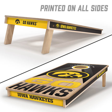 Iowa Hawkeyes 2x4 Slogan Series Cornhole Boards