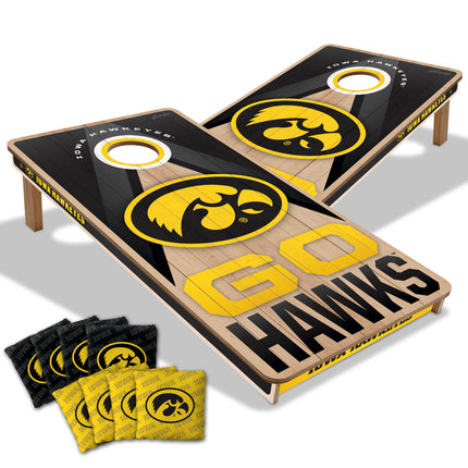 Iowa Hawkeyes 2x4 Slogan Series Cornhole Boards