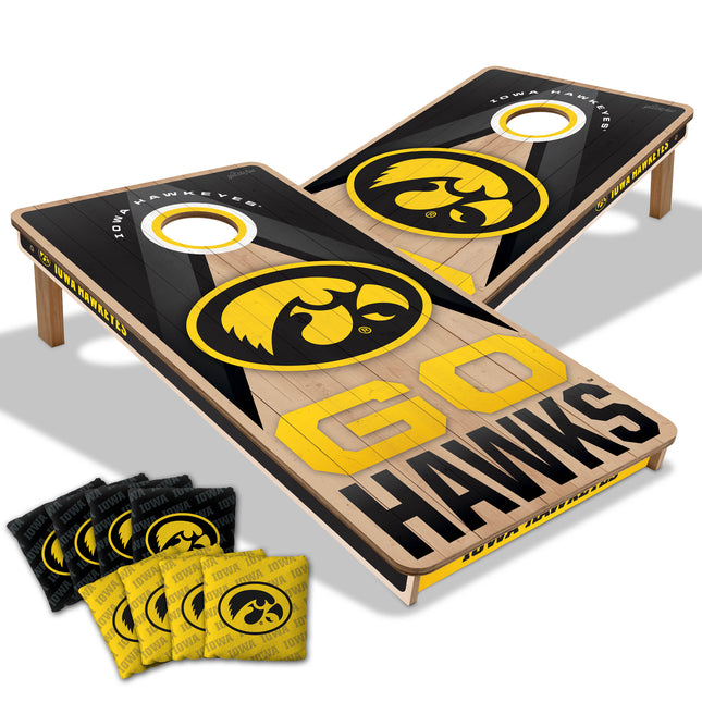 Iowa Hawkeyes 2x4 Slogan Series Cornhole Boards