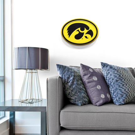 Iowa Hawkeyes 3DX Die Cut Logo