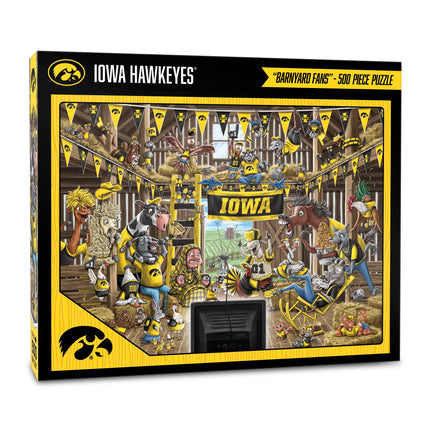 Iowa Hawkeyes Barnyard Fans Puzzle - 500 PC