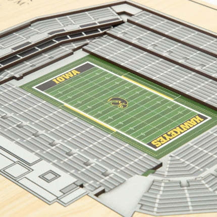 Iowa Hawkeyes 5-Layer 3D StadiumView Wall Art