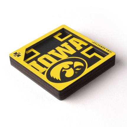 Iowa Hawkeyes 3D Logo Series Magnet