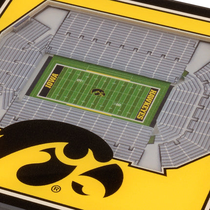 Iowa Hawkeyes 3D Stadium View Coasters