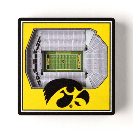 Iowa Hawkeyes 3D StadiumView Magnets