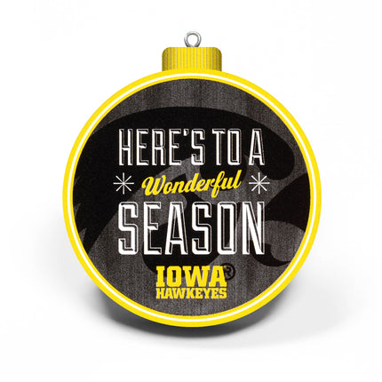 Iowa Hawkeyes 3D StadiumView Ornaments