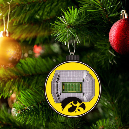 Iowa Hawkeyes 3D StadiumView Ornaments