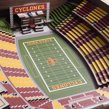 Iowa State  Cyclones 25-Layer StadiumViews 3D Wall Art