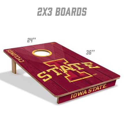 Iowa State Cyclones 2x3 Cornhole