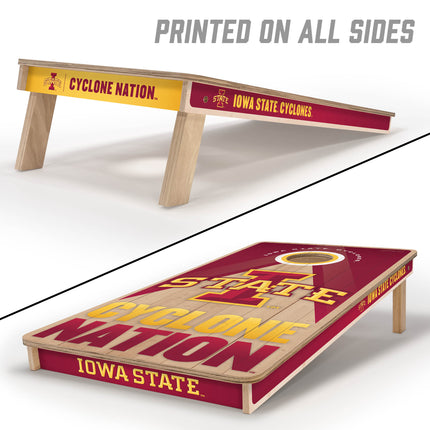 Iowa State Cyclones 2x4 Slogan Series Cornhole Boards