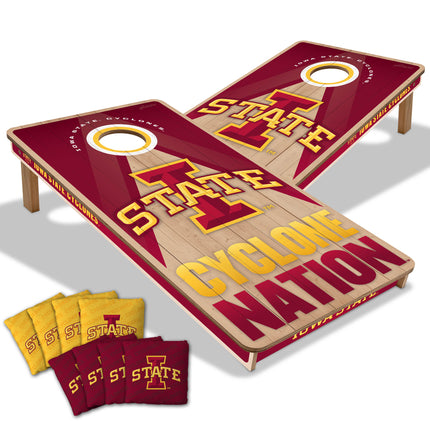Iowa State Cyclones 2x4 Slogan Series Cornhole Boards