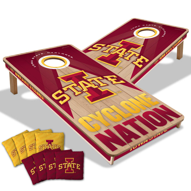 Iowa State Cyclones 2x4 Slogan Series Cornhole Boards