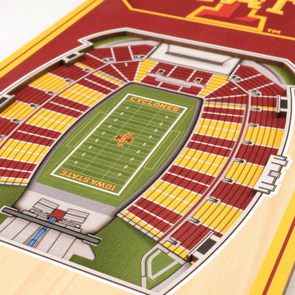 Iowa State Cyclones 3D Stadium 6x19 Banners