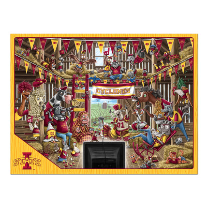 Iowa State Cyclones Barnyard Fans Puzzle - 500 PC