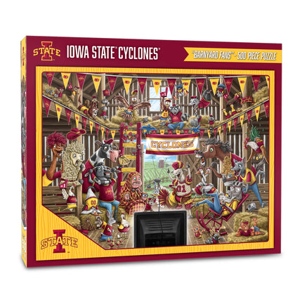 Iowa State Cyclones Barnyard Fans Puzzle - 500 PC