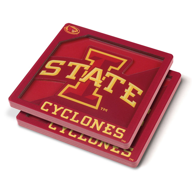 Iowa State Cyclones 3D Logo Series Coasters