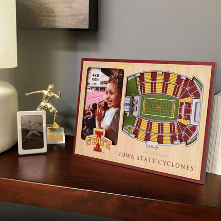 Iowa State Cyclones 3D StadiumView Picture Frame