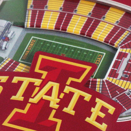 Iowa State Cyclones 3D Stadium View Coasters