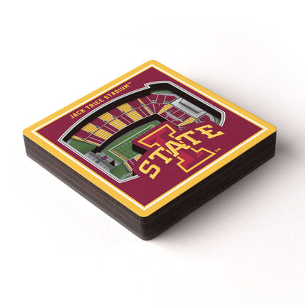Iowa State Cyclones 3D StadiumView Magnets