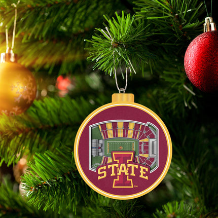 Iowa State Cyclones 3D StadiumView Ornaments