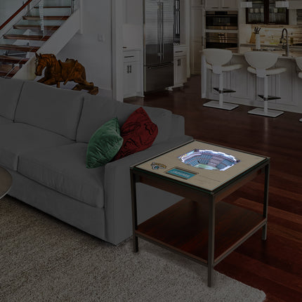 Jacksonville Jaguars 25 Layer Stadium View Lighted End Table