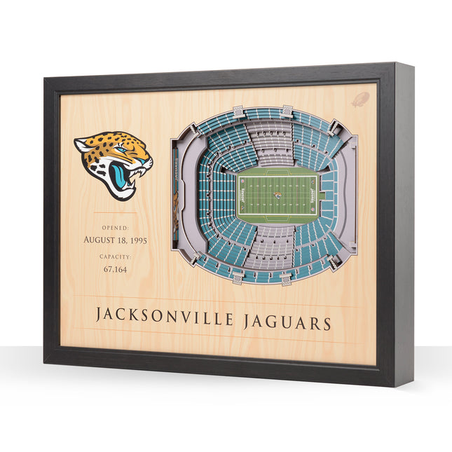 Jacksonville Jaguars 25 Layer Stadium Art