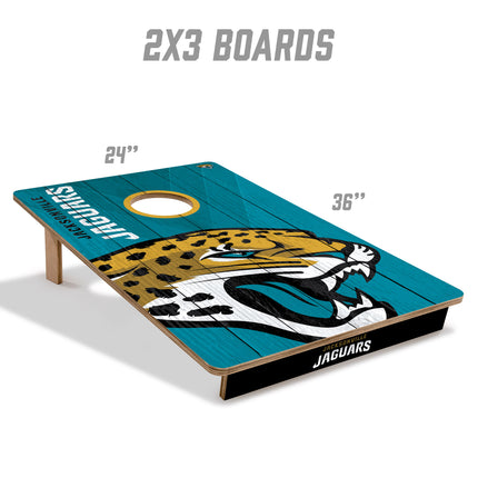 Jacksonville Jaguars 2x3 Cornhole Boards