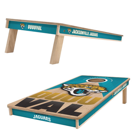 Jacksonville Jaguars Cornhole Boards 2x4 Slogan Series