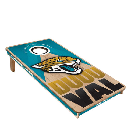 Jacksonville Jaguars Cornhole Boards 2x4 Slogan Series