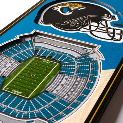 Jacksonville Jaguars 3D Stadium 6x19 Banners