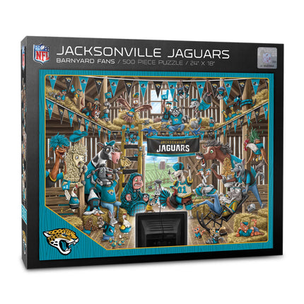 Jacksonville Jaguars Barnyard Fans Puzzle - 500 PC