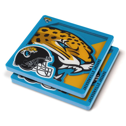 Jacksonville Jaguars 3D Logo Series Coasters
