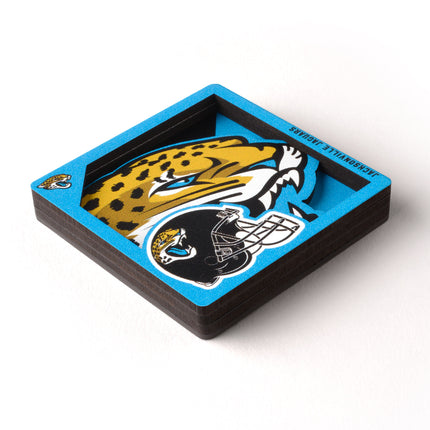 Jacksonville Jaguars 3D Logo Series Magnet